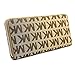 MICHAEL Michael Kors Jet Set Travel Continental Wallet (Beige/Ebony/Mocha)