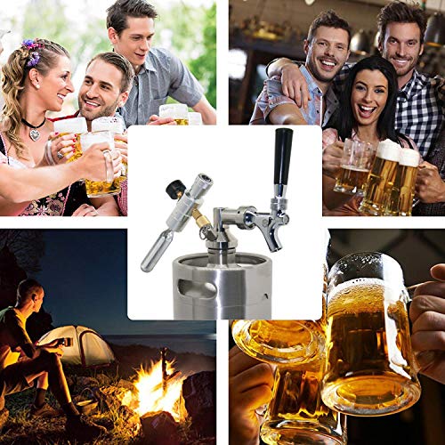 PERA-Beer-Mini-Kegs-128-OZ-for-Craft-beer-Dispenser-CO2-regulator-with-beer-faucet-taps