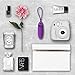 Mini Electronic Bullets by BXB | 7x Speed Patterns | Waterproof Design | USB Rechargeable | Cordless | Medical-Grade Silicone - Purple | Includes a Mini Massager