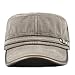 The Hat Depot 200h5149 Washed Cotton Cadet Cap (Olive)