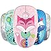 FD V8 Wireless Mouse Battery Included, 2.4G Cute Colorful Animal Slim Silent Travel Cordless Mouse Optical Designed Mice with Nano Receiver Compatible for Laptop Computer PC Chromebook (Pink Fox)