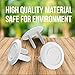 40 Pack Outlet Plugs Covers [PROTECT YOUR CHILD] Child Proof - Best Safety Electrical Power Socket Plug Wall Cover Protector - Plastic Baby Proofing Caps [PERFECT FIT] White (40 Pack)