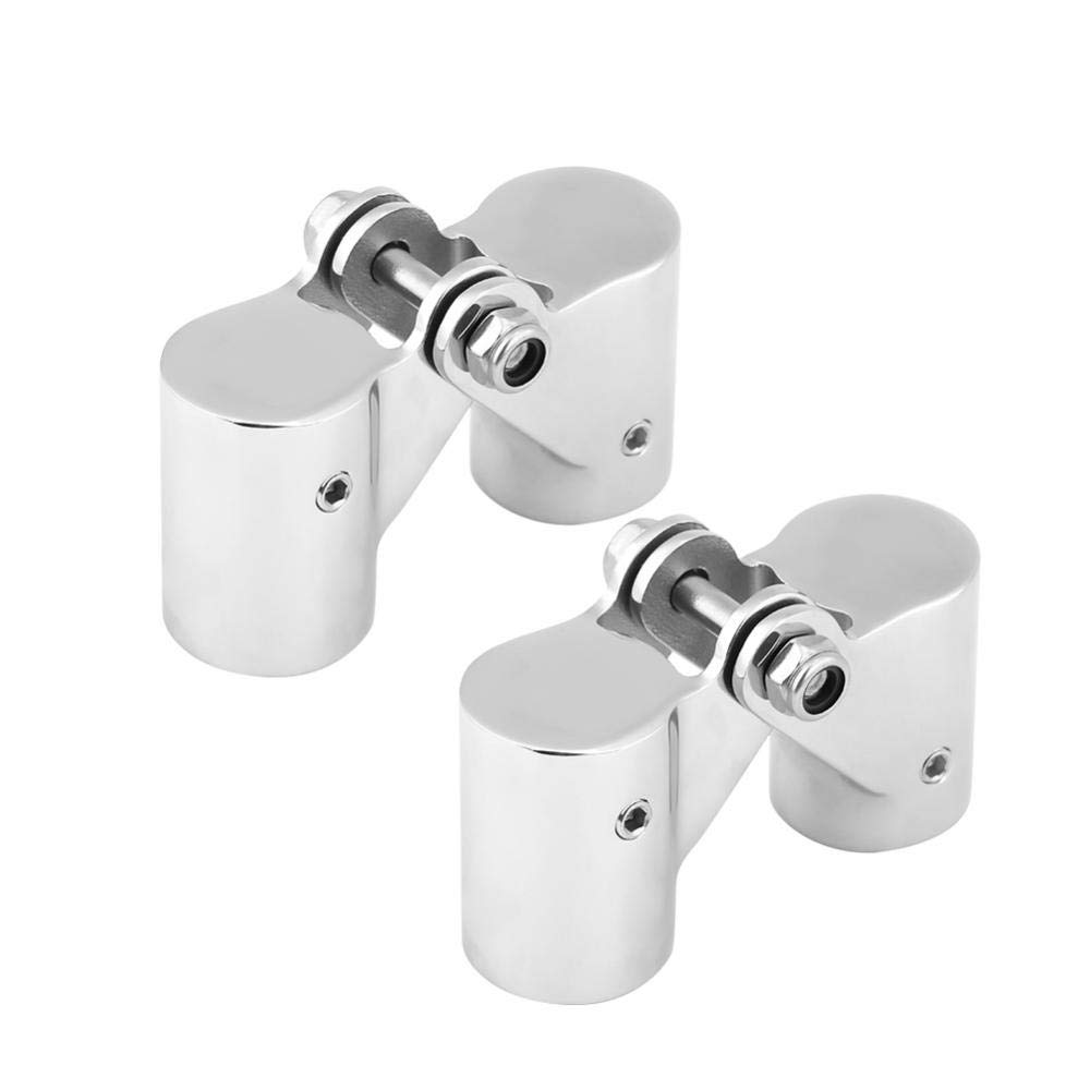 Stainless Steel Connector for Boat Rail Tube, 25MM Marine Pipe Fittings, Heavy Duty Marine Grade