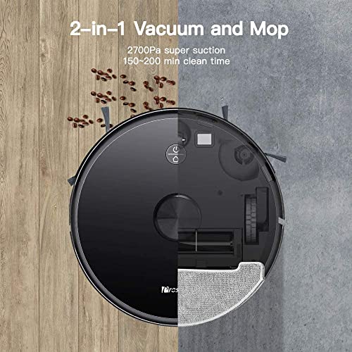 Proscenic M7 Pro Robot Vacuum Cleaner, Laser Navigation, 2700Pa