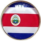 Uijokdef Uijokdef 1 PCS National Flag Pin Round,Lapel Pins party Gifts, Patriotic Pin for Men/Women,National Flag Brooch Accessories Party Favors, Hat Suit Decorations