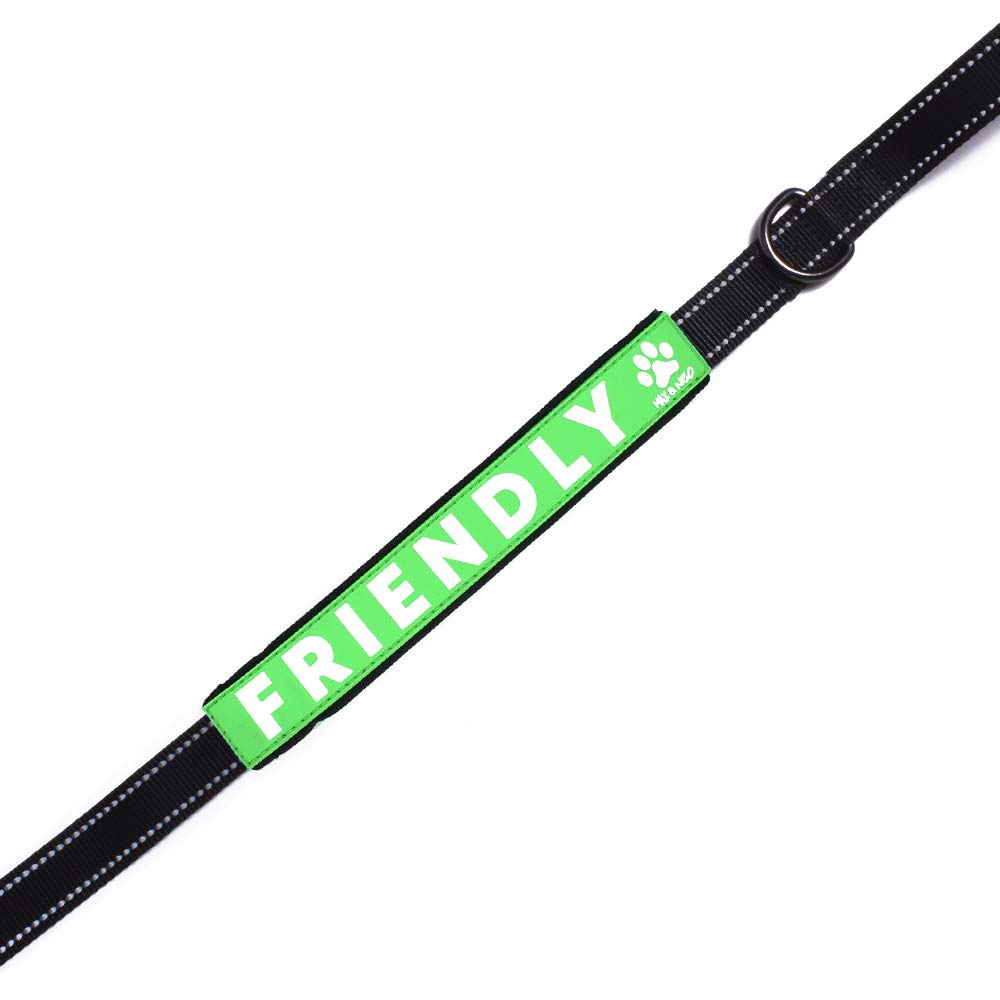 Max and Neo Leash Sleeves Friendly - We Donate 1 for 1 to Dog Rescues for Every Product Sold (1 Sleeve, Friendly)