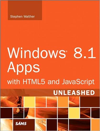 Amazon Com Windows 8 1 Apps With Html5 And Javascript Unleashed Ebook Walther Stephen Books