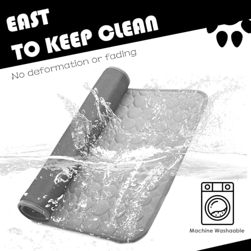 Raisand Cooling Mat for Dogs100x70cm, Scratch-Resistant Premium Polyester Fabric, Dog Cooling Mat, Non-Toxic Foldable Easy-Clean Pet Cooling Mat for Indoor, Outdoor and Car Use (XL/Grey)