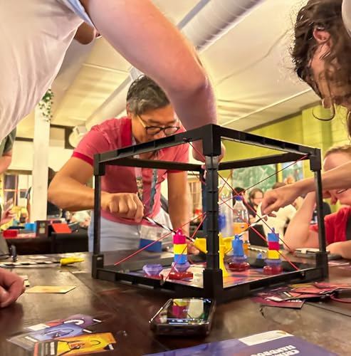 Tiny Laser Heist - A Hilariously Awkward 3D Heist Game, Base + Expansion Pack, 3+ Players, Every Round is a Mini Escape Room