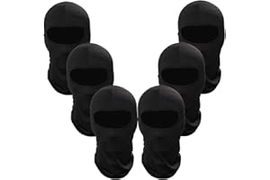 GANWAY A Pack of 6 Bandana face Masks,for Motorcycle Cycling Outdoor Sports Winter Ski Summer Anti-Sunburn Mask,Helmet Mask B