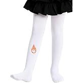 MERYLURE Fleece Lined Tights for Girls Winter Warm Kids Thermal Tights Toddler Ballet Dance Thick Leggings