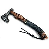 Medieval Warrior Fully Functional Battle Ready Custom Handmade High Carbon Steel 18" Tomahawk Viking Axe Gorgeous Solid Shees