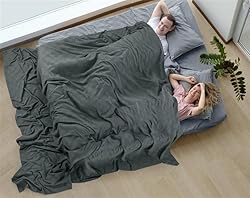 Utopia Bedding Smoke Gray 100% Cotton Blanket [Big