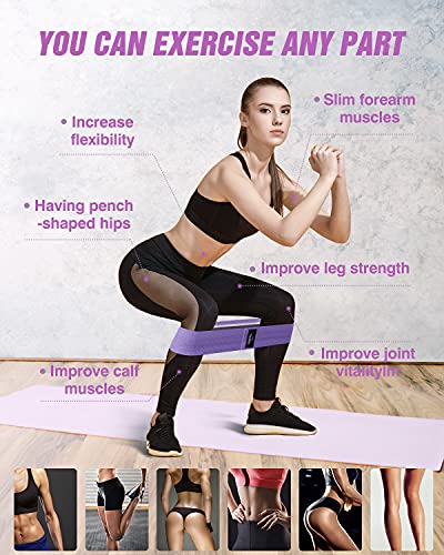 OMERIL Resistance Bands for Butt and Legs, Set of 3 Non Slip Durable  Exercise Bands for Working Out, 3 Levels Booty Loops Bands Workout Bands  Fitness Band for Workout Beginner to Professional | Pricepulse