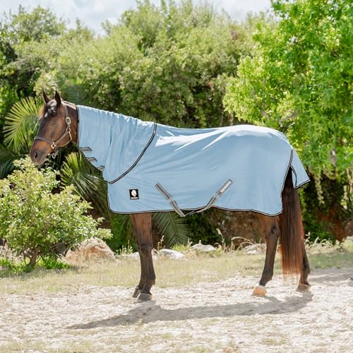 Equinavia Brisk Mesh Horse Fly Sheet with Neck Coverage, UV Protection at Amazon