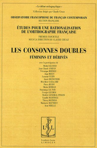 Les  consonnes doubles