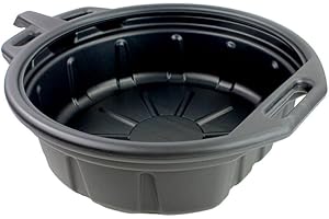 Capri Tools CP21021 Portable Oil Drain Pan, Anti-Freeze, Black