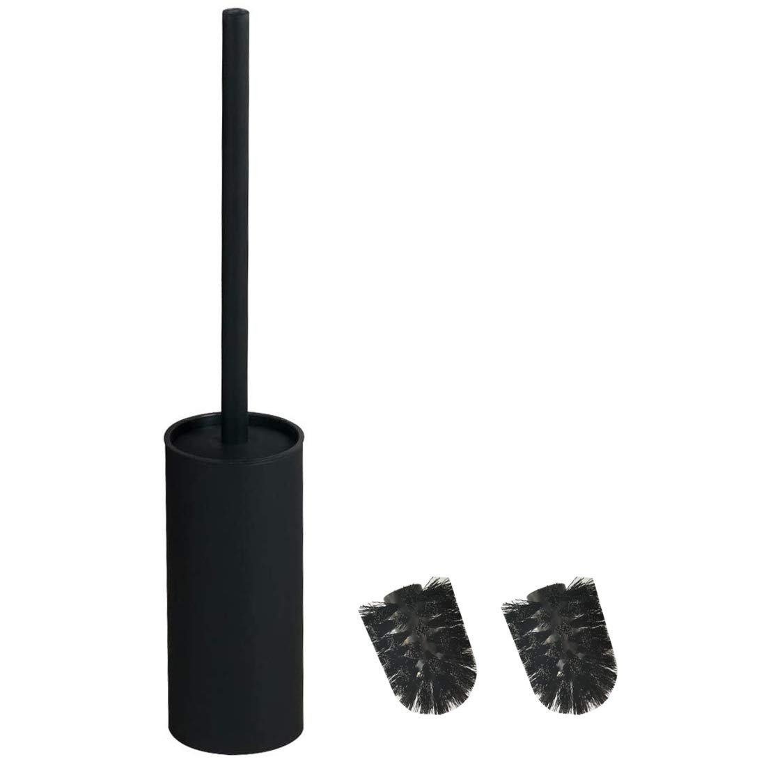 BGL Stainless Steel Standing Toilet Brush for Bath Decor (Black)