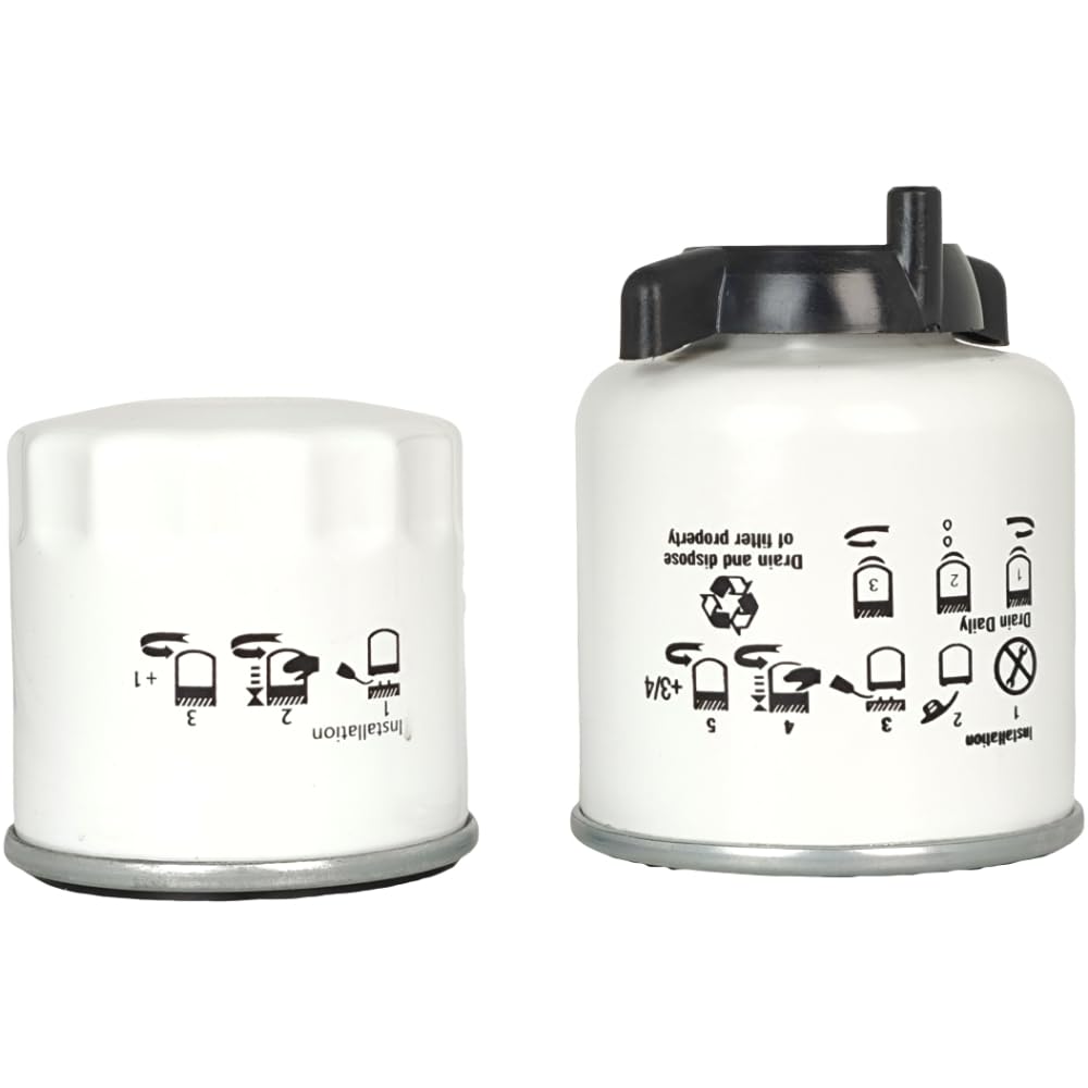 Photo 1 of XYZIL 6671057 6667352 Oil Fuel Filter Kit Compatible with Bobcat 316 319 320 321 322 323 324 418 DX10Z DX17Z DX19 E08 E10 E10Z E14 E16 E17 E17Z E19 E20 E20Z 453 463 MT50 MT52 MT55 MT85 2200S 2300