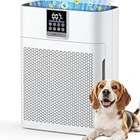 Air Purifiers for Home Large Room up to 2180 Sq Ft, DBFIT HEPA Air Purifier with Washable Nylon Pre-Filter, PM2.5 Air Quality Sensor, Air Cleaner for Pet Hair, Odor, Smoke, Dust, Pollen AP2410