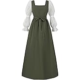 NSPSTT 1800s Dress for Women Renaissance Dress Victorian Womens Costumes