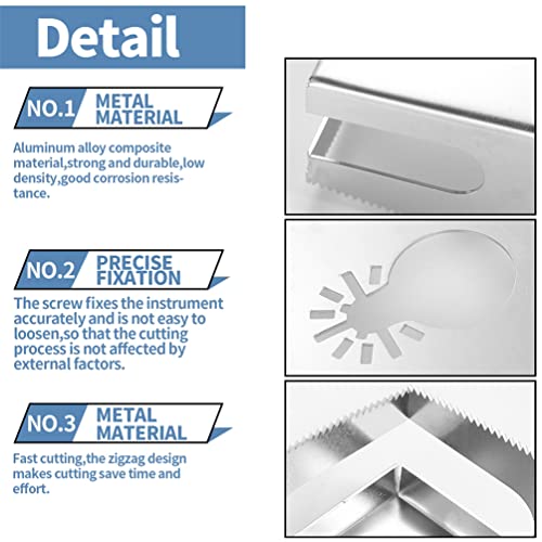Yajuhoy Square Slot Cutter,Stainless Steel Square Slot Cutter