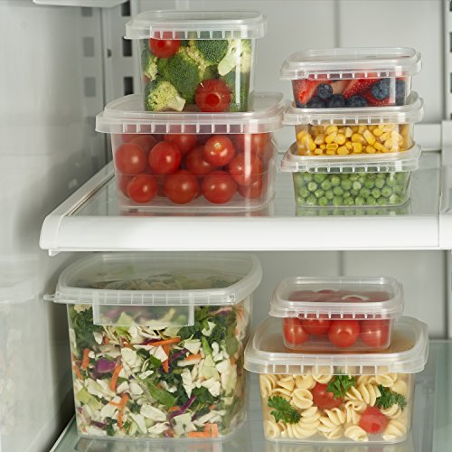 clear stackable food storage containers
