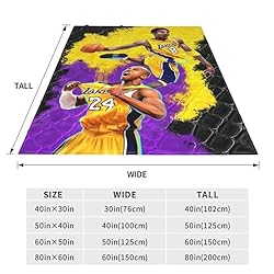 Basketball Player Blanket 50"X40",Throw Blankets