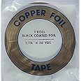 Edco Blac Back Copper Foil - 3/16" x 36 YDS