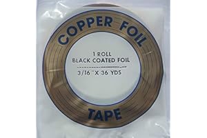 Edco Blac Back Copper Foil - 3/16" x 36 YDS