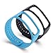 Vastar 6 in 1 Colorful Replacement Bands & Metal Clasps for Samsung Galaxy Gear Fit Smart Watch Bracelet Wristband Bracelet Sport Arm Wrist Band，Pink/Light Blue/Orange/Green/Black/White Spots in Black