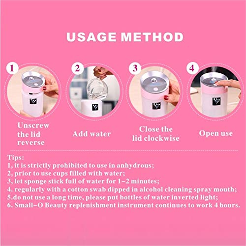 AkoMatial 300ML Air Purifier Fresher Mist Aroma Diffuser Auto USB Mini Humidifier Accessory for Home Car Blue