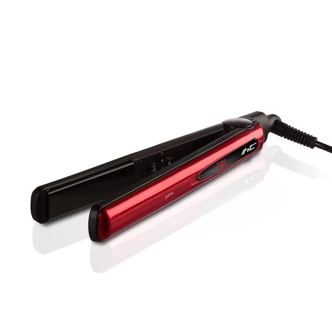 Gama Professional Italy Instant Heat Technology Hair Straightener, Red