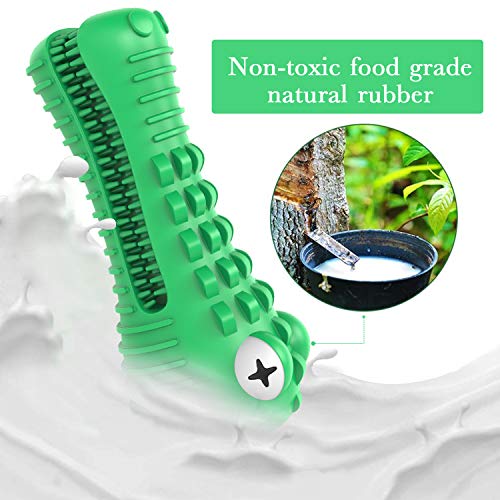 Dog Chew Toy Tough Durable Indestructible Dental Toothbrush Teeth Cleaning Toy for Medium Large Pet Dogs