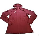 Nike Men's Jordan 23 Alpha Dri-Fit Long Sleeve Hooded Top (US, Alpha, Medium, Regular, Regular, Wine)