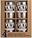YETI Rambler 10 oz Lowball, Vacuum Insulated, Stainless Steel with Standard Lid, 4 Pack