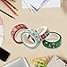 SANNIX 12 Rolls Christmas Washi Tapes 15mm Wide Christmas Masking Tape for Holiday Scrapbooking DIY Crafts