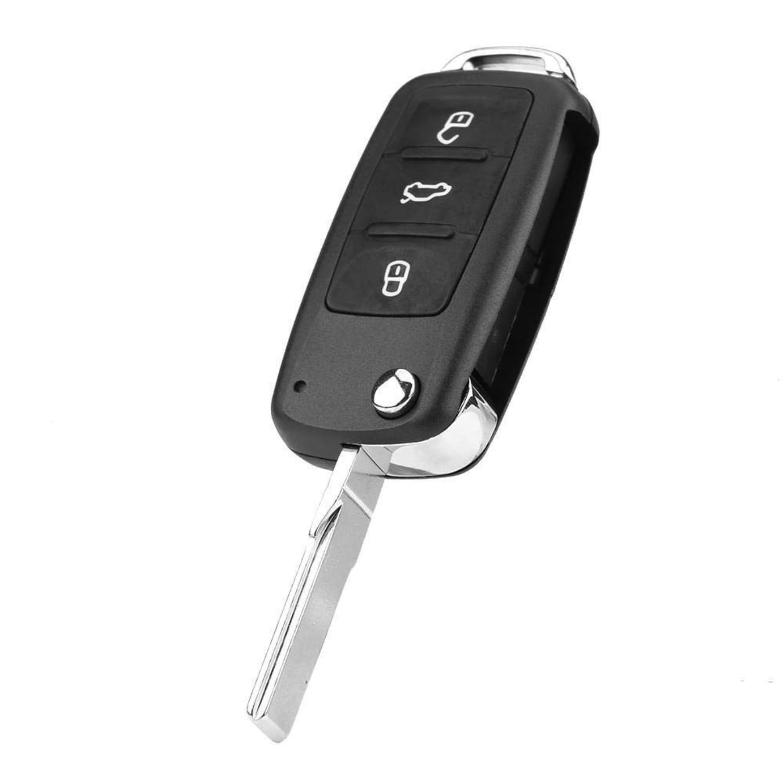 KSTE Car Remote Key, 5K0837202AD 3 Button Car Remote Control Chip Key 434MHz ID48 Chip Transmitter Compatible with Beetle Caddy