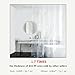 HelloAuto 1.7 TIMES THICK Shower Curtain Liner Clear Mildew Resistant Bath Curtain Liner Set with 12 Hooks Waterproof PEVA (72x72 in)-Clear