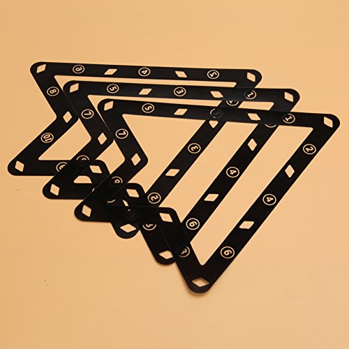 MOOCY 6pcs 9 and 10 Ball Magic Rack Holder Billiard Table