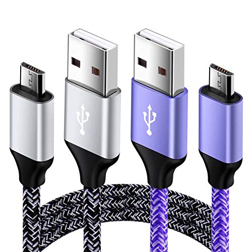 Android Charger Cords, Cebkit 6FT 2Pack Micro USB Cell Phone