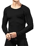 Lavento Men's Compression Shirts Baselayer Fleeced