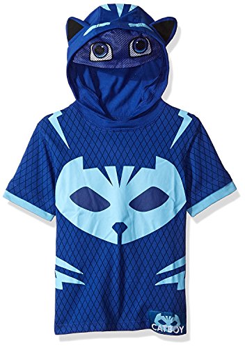 Pj masks toddler boys  gekko and catboy hoodie, blue short sleeve…