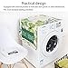 HaloVa Fridge Dust Cover Multi-purpose Washing Machine Top Cover, Universal Sunscreen Cover with Storage Bag for Refrigerator and Washing Machine, Green Leaf, 55