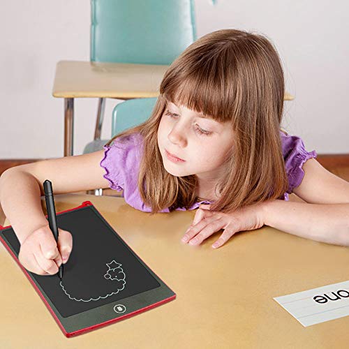 Birthday Presents Gifts for 3-12 Year Old Girls, Tisy LCD Writing Drawing Tablet for Kids Toddler Teen Learning Toys for 3-12 Year Old Girls Gifts Age 3-12 Red TSUSWDT03 - Thumbnail 2