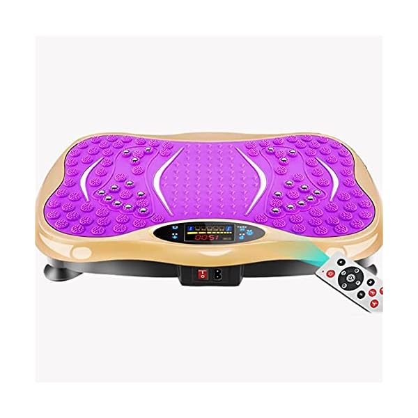 Vibration-Power-Plates-Vibration-Plate-Machine-With-Bluetooth-Speaker-Remote-Control-Vibration-Fitness-Trainer-For-Weight-Loss-Body-Toning-400lb-Max-LoadColorPurple-Vibration-Exercise-Mach Vibration Power Plates, Vibration Plate Machine With Bluetooth Speaker, Remote Control, Vibration Fitness Trainer For Weight Loss & Body Toning, 400lb Max Load(Color:Purple Vibration Exercise Mach