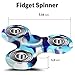 Fidget Spinner Prime - Hand Spinner - Office Desk Toys - Relieves Stress ADD, ADHD, Anxiety, and Autism - Durable Ceramic Bearings - 3 Min Spin - EDC Fidget Toys - Adults Kids - by Ombrace (Blue Camo)
