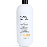 RUSK Quench Intense Hydrating Hair Shampoo &amp; Moisturizing Cleanser, 33 oz | Cleanses &amp; Restores Moisture for Curly, Coarse &amp; Dry Strands, Gentle Salon Daily Formula for Women &amp; Men