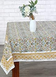 Ridhi - Hand Block Print Cotton Cloth Dinning Table
