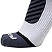 Ski Socks for Men and Women – Striped Warm Merino Wool Skiing, Snowboard Winter Sock – Midweight, Shin Padding (M, Black/Grey/Ivory)